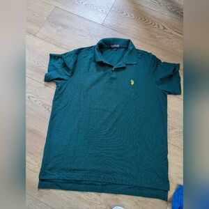 Us Polo Men's Short Sleeve Dress Shirt